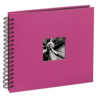 Hama  Fine Art  Spiral pink 28x24 50 schwarze Seiten  113680 Archivierung -Fotoalben-