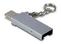 Inter-Tech 88885469 - MicroSD (TransFlash) - Zinc - Zinc - USB 2.0 Type-A/Type-C - 15 mm - 40 mm