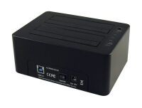 LC-Power LC-DOCK-U3-CR - HDD,SSD - Serial ATA - 2.5,3.5" - USB 3.2 Gen 1 (3.1 Gen 1) Type-A - CF,SD - 5 Gbit/s
