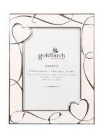 Goldbuch Hearts - Metal - Beige,White - Single picture frame - Table - 10 x 15 cm - Rectangular
