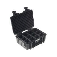 B&W Outdoor Koffer Typ 4000 schwarz mit Facheinteilung Koffer - Foto & Video