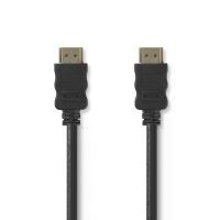 Nedis High Speed HDMI Cable with Ethernet - 2 m - HDMI Type A (Standard) - HDMI Type A (Standard) - 3840 x 2160 pixels - 3D - Black