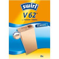 Swirl V 62 - Dust bag - Paper - Vorwerk - Folletto - 8 pc(s)