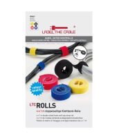 Label-the-Cable LTC Klettrolle Rolls 4x1m zum Bündeln&Ordnen von Kabeln Sch (LTC 1230)