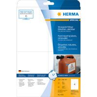 HERMA Folien-Etiketten A4 105x148mm   weiß ablösbar    80St. (4576)