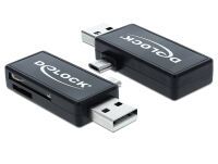 DELOCK Card Reader USB micro B -> SD/microSD OTG extern (91731)