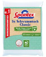 Spontex Schwammtuch Classic Antibac PEFC 5er Pack (19200216)