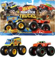 Mattel HOT WHEELS MONSTER TRUCKS 2ER PACK
