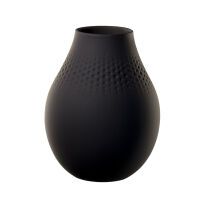 Villeroy & Boch Manufacture Collier noir Vase Perle hoch