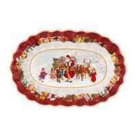 Villeroy & Boch Toy's Fantasy Schale oval groß, Santa u Kinder