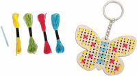 VEDES Großhandel GmbH - Ware Creathek Anhänger ''Butterfly'' Stickset, 11 Teile