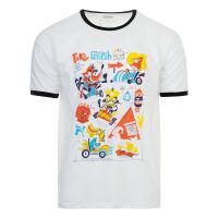 Crash Bandicoot T-Shirt \"Tiki Crash\" White L Englisch