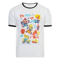 Crash Bandicoot T-Shirt \"Tiki Crash\" White XL Englisch