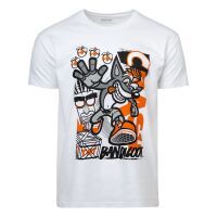 Crash Bandicoot T-Shirt \"Forward\" White S Englisch