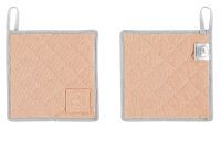 WITLOFT Topflappen salmon 2er