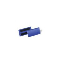 DURABLE magnetische Etikettentasche 150x67mm 50er Pck blau (174207)