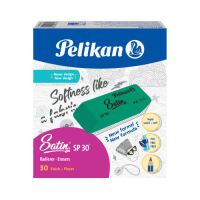 Pelikan Büro Pelikan Radierer SP30 Satin, Grün, Schachtel mit 30 Stück (606134)