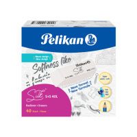 Pelikan Büro Pelikan Radierer S+S 40L Silk, Weiß, Schachtel mit 40 Stück (606141)