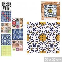 Urban Living Untersetzer Fensterkasten Design 20 cm 8fach sortiert