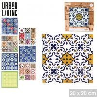 Urban Living Untersetzer Fensterkasten Design 20 cm 8fach sortiert