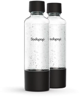 Sodapop Wasser Zu-/Aufbereiter-Zubehör 10032446 Pet Flaschen-Set (2x 850ml) für Logan