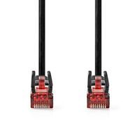 Nedis CAT6-Netzwerkkabel / RJ45 Stecker / RJ45 Stecker / U/UTP / 1.00 m / Rund / PVC / Schwarz / Label