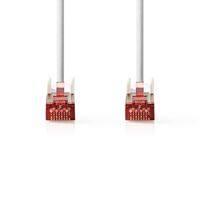 Nedis CAT6-Netzwerkkabel / RJ45 Stecker / RJ45 Stecker / S/FTP / 7.50 m / Rund / LSZH / Weiss / Label