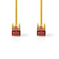 Nedis CAT6-Netzwerkkabel / RJ45 Stecker / RJ45 Stecker / S/FTP / 10.0 m / Rund / LSZH / Gelb / Label