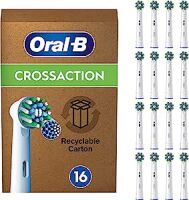 Cross Action Ersatzbürstenkopf, Weiss (16er-Pack)