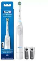 ORAL-B Pro Battery Precision Clean, batteriebetriebene Elektrische Zahnbürste Weiß