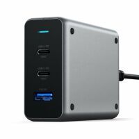 Satechi 100W Type-C PD GaN Compact Charger Space Gray