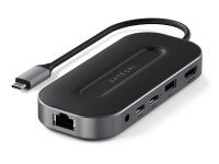 Satechi USB4 Multiport Adapter with 2.5G Ethernet space gray Datenverteiler/Umschalter