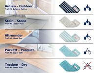 Leifheit 2er Set Wischbezug Profi XL outdoor active