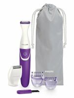 Philips BikiniGenie Trim - shave and style Bikini trimmer - AA - Wet & Dry - Violet - White