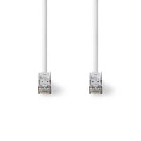 Nedis Cat 8.1-Netzwerkkabel / S/FTP / RJ45 Stecker / RJ45 Stecker / 15.0 m / Rund / LSZH / Weiss / Label