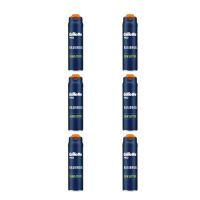 Multipack 6x Gillette PRO Bartpflege Rasiergel Männer (200 ml), kühlt die Haut, um sie zu beruhigen und spendet dem Barthaar Feuchtigkeit
