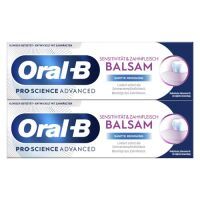 Doppelpack Oral-B Pro Science Sensitivität & Zahnfleisch Balsam Sanfte Reinigung Zahncreme 2x75 ml 