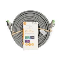 Nedis CAT7-Netzwerkkabel / S/FTP / RJ45 Stecker / RJ45 Stecker / 15.0 m / Snagless / Rund / LSZH / Grau / Label