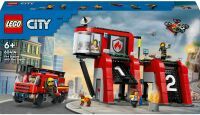 LEGO® City 60414 Feuerwehrstation mit Drehleiterfahrzeug