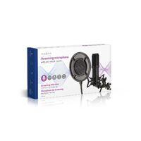 Nedis Streaming- und Gaming-Mikrofon / Vorrichtung: Desktop / Notebook / USB Type-A / Ein-/Ausschalter / POP Filter
