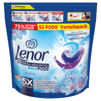 Lenor Waschmittel Allin1 PODS® Aprilfrisch 52 Waschladungen 