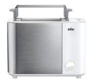 Braun 2-Schlitz Toaster ID Frühstückskollektion HT5010WH