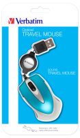Verbatim Go Mini Optical Travel Mouse Caribbean     49022 Mäuse PC -kabelgebunden-