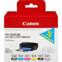 Canon CLI-551 C/M/Y/BK + PGI-550PGBK 