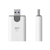Silicon Power Card Reade Silicon-Power Combo USB 3.1 2 in 1 White (SPU3AT5REDEL300W)