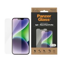 PanzerGlass ™ Screen Protector Apple iPhone 14 Plus | 13 Pro Max | Classic Fit - Apple - Apple - iPhone 14 Plus - Apple - iPhone 13 Pro Max - Dry application - Scratch resistant - Shock resistant - Anti-bacterial - Transparent - 1 pc(s)