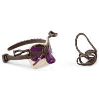 Schleich Horse Club Saddle & Bridle for Lisa & Storm Toy Figure Accessory Set Multi-colour