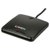 Lindy USB Smart Card Reader - Black - CE - FCC