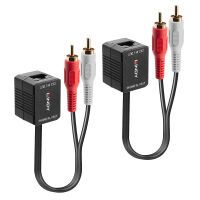 LINDY Stereo Audio Extender Cat.5/6 500m 2x RCA (70460)
