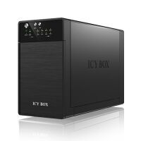 ICY BOX IB-RD3620SU3 - Serial ATA - Serial ATA II - Serial ATA III - 1.11 kg - Desktop - Black